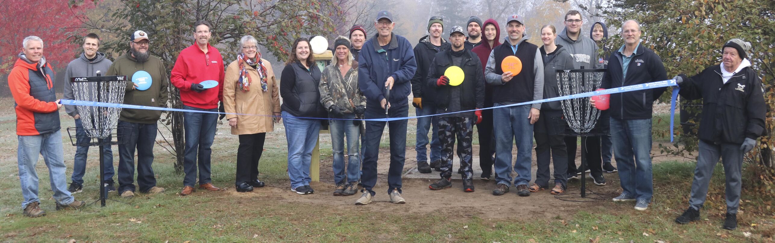 North Branch Disc Golf celebrates Harder Park expansion